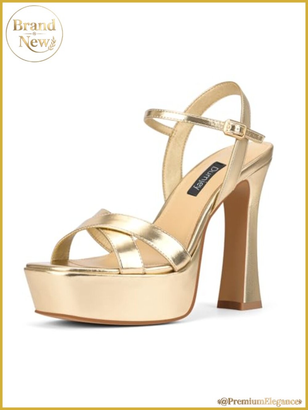 Platform Heels for Women Chunky High Heel Sandals with Ankle Strap